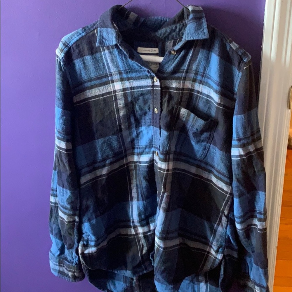 Blue flannel from AE
